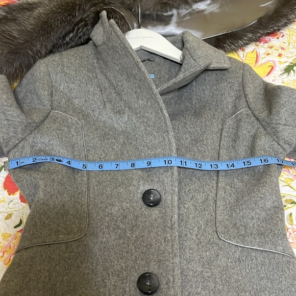 Antonio Melani long gray winter coat size 2 - Picture 15 of 16